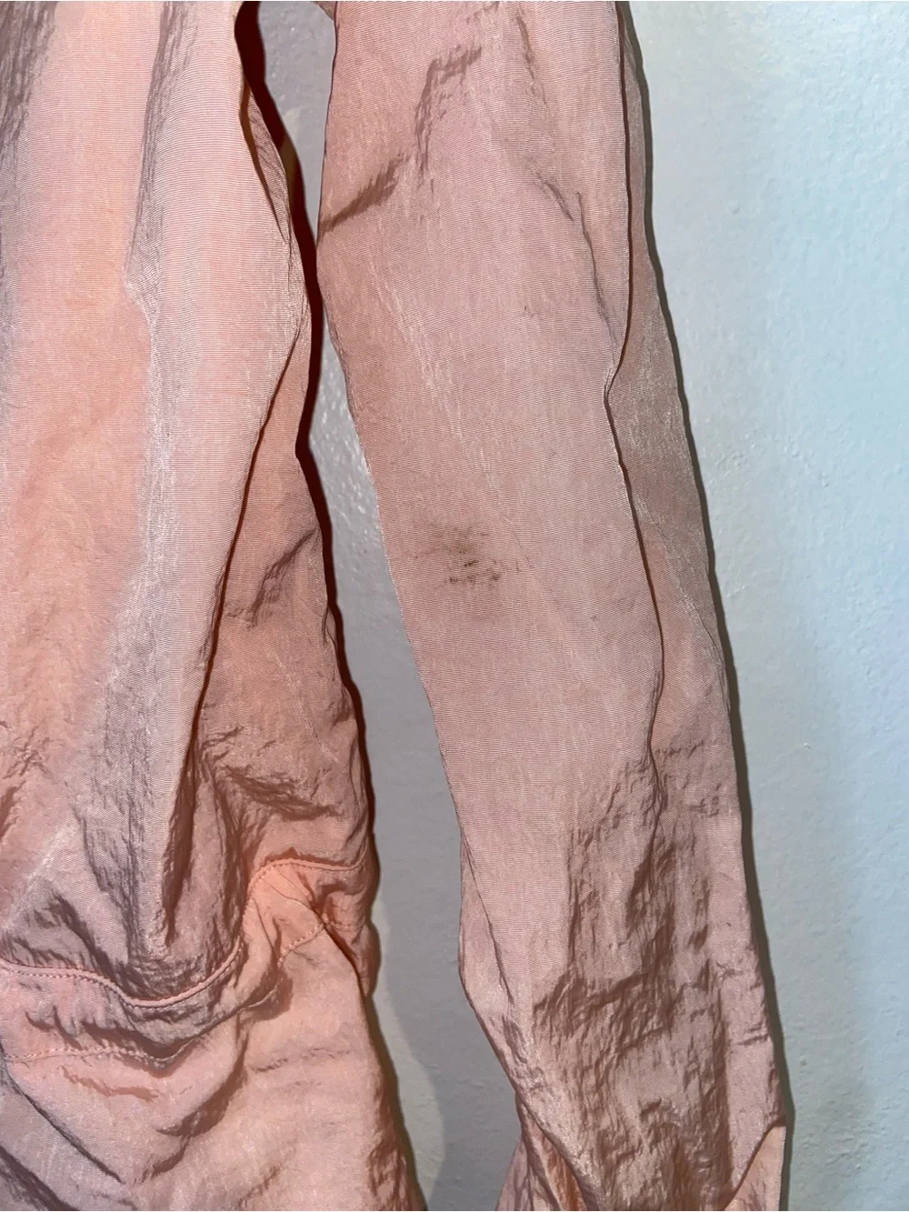 lululemon athletica Athleisure Gorpcore Shimmery Light Pink Hooded Zip-Up Jacket